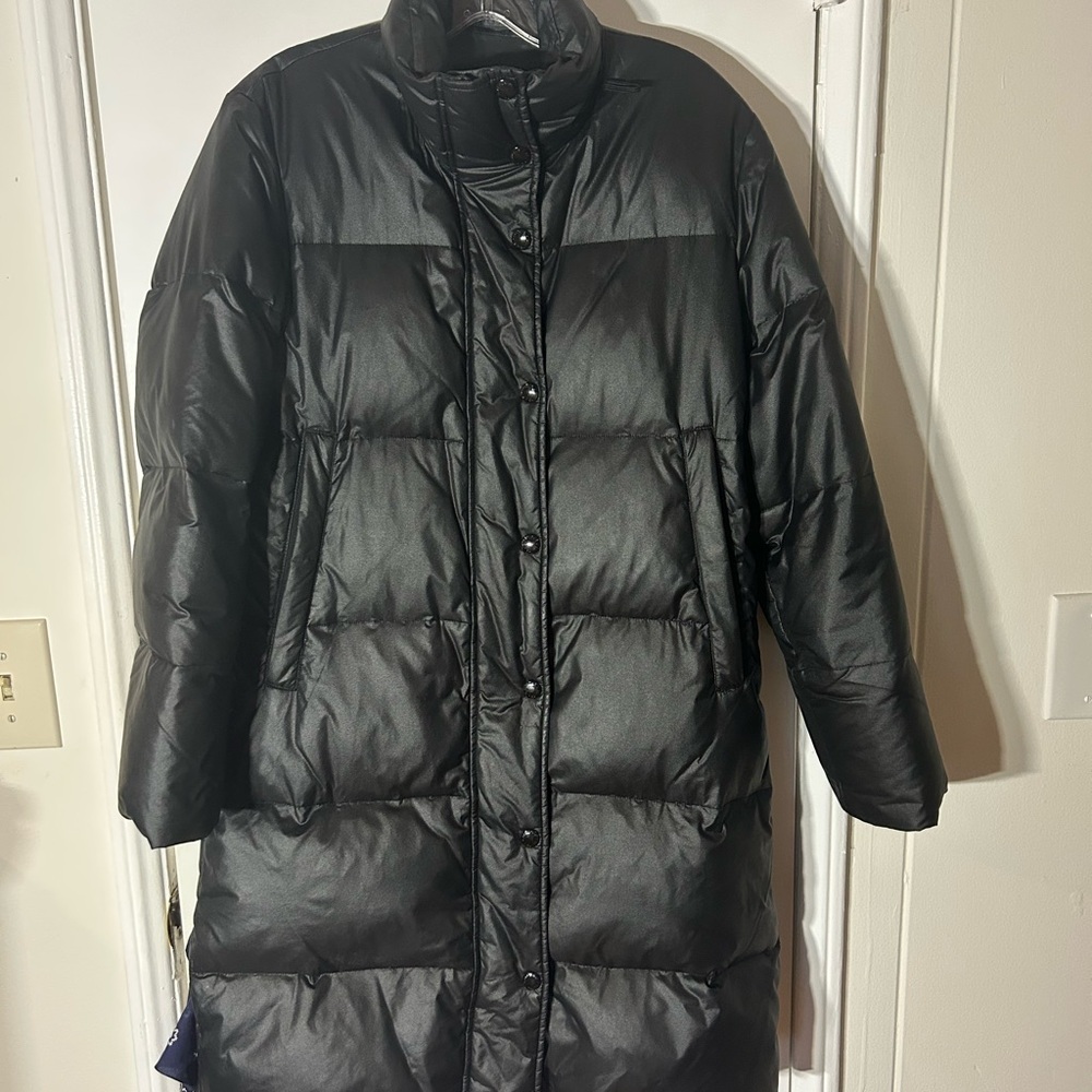 Banana Republic Women's Black Puffer Coat